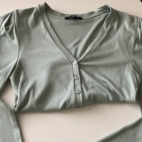 7 For All Mankind Button Up Cardigan (Size Medium) NWT - Picture 5 of 10